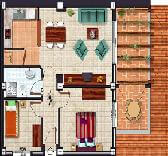 Plan for apartment model Carina izquierda