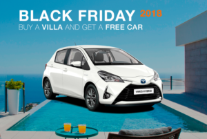 Take advantage of our Black Friday! Buy a villa on the Costa Blanca and get a free car