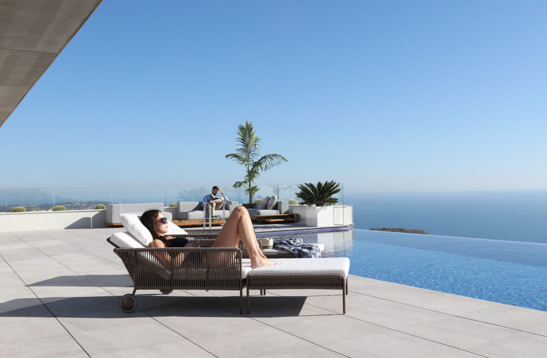 VAPF's luxury home overlooking the Mediterranean